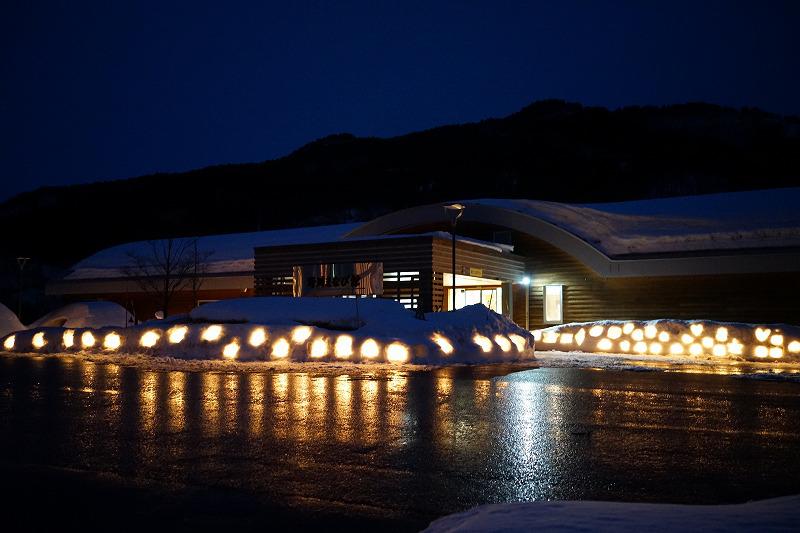 ながい雪灯り回廊*まちとダムをつなぐスノーランタン