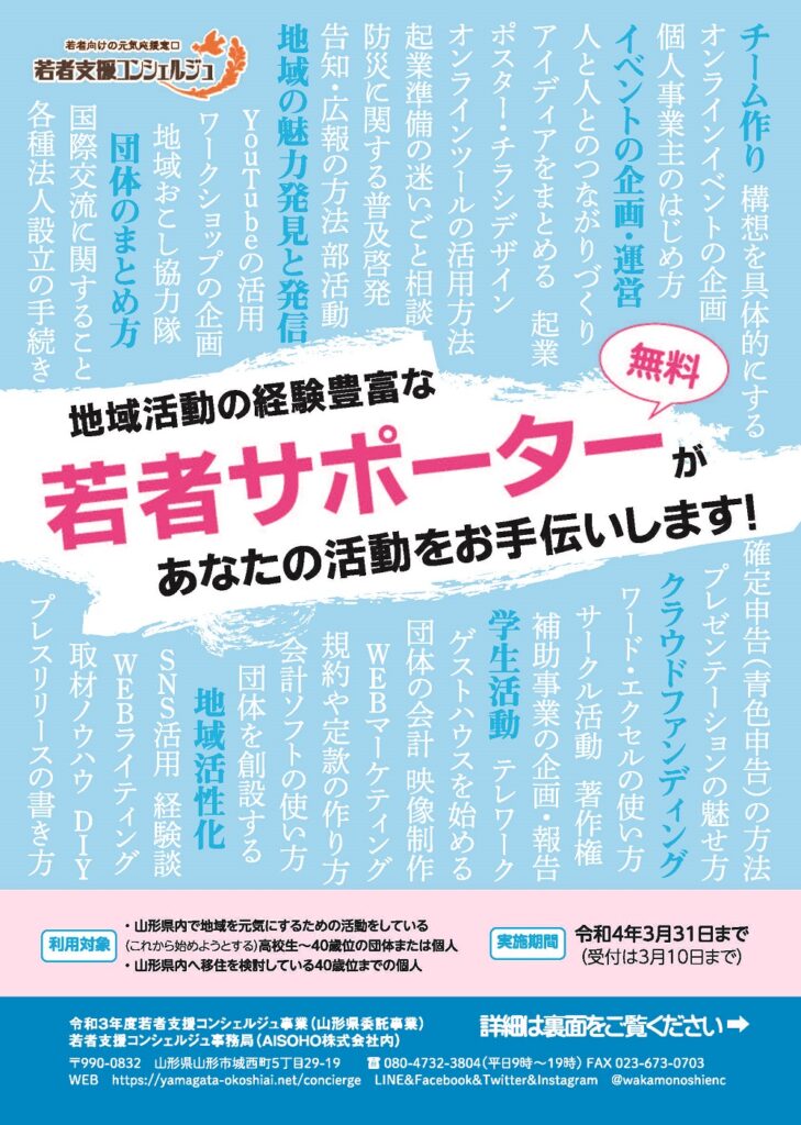今年度の若者サポーターが決定!
